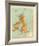 Map of the British Isles-The Vintage Collection-Framed Giclee Print