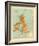 Map of the British Isles-The Vintage Collection-Framed Giclee Print