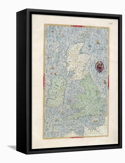 Map of the British Isles-William Bowyer-Framed Premier Image Canvas