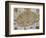 Map of the City of Dordrecht, 1582-null-Framed Giclee Print