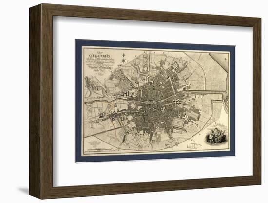 Map of the City of Dublin, 1797-Library of Congress-Framed Photographic Print