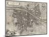 Map of the City of Florence by Giuseppe Molini-null-Mounted Giclee Print