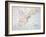 Map of the Colonies of North America at the Time of the Declaration of Independence-American-Framed Giclee Print