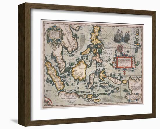 Map of the East Indies-Stapleton Collection-Framed Giclee Print