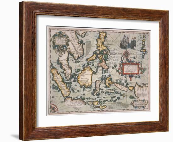 Map of the East Indies-Stapleton Collection-Framed Giclee Print