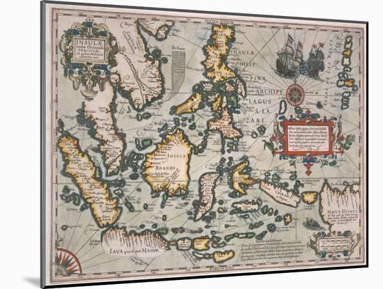 Map of the East Indies-Stapleton Collection-Mounted Giclee Print