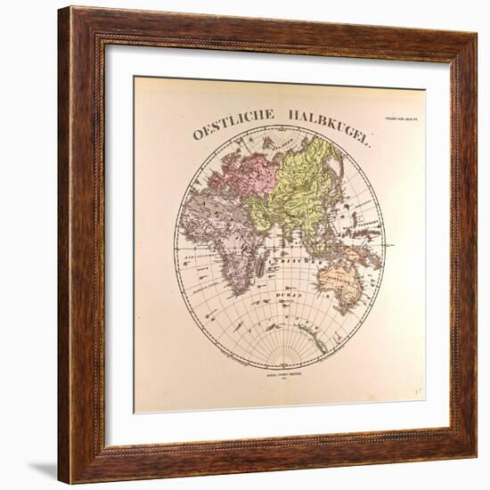 Map of the Eastern Hemisphere, 1872-null-Framed Giclee Print