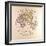 Map of the Eastern Hemisphere, 1872-null-Framed Giclee Print