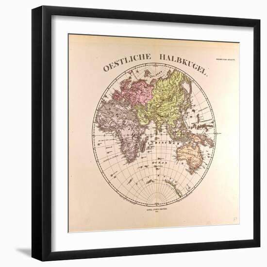 Map of the Eastern Hemisphere, 1872-null-Framed Giclee Print