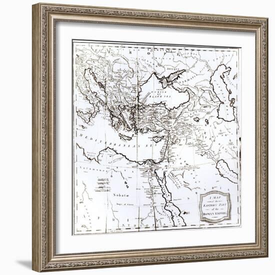 Map of the Eastern Part of the Roman Empire, c.1808-null-Framed Giclee Print