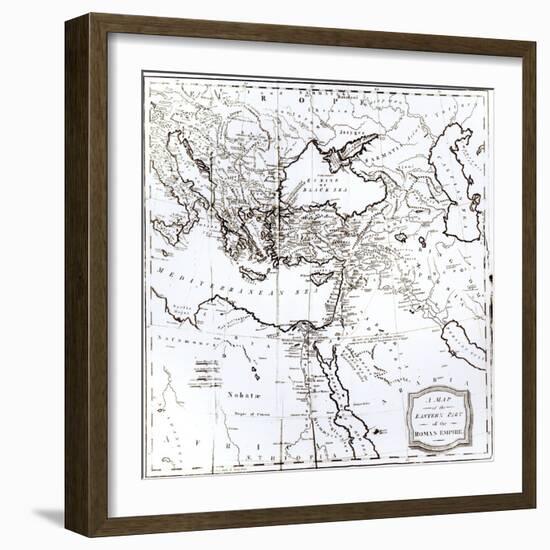 Map of the Eastern Part of the Roman Empire, c.1808--Framed Giclee Print