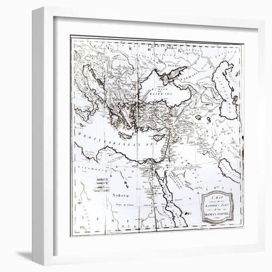 Map of the Eastern Part of the Roman Empire, c.1808-null-Framed Giclee Print