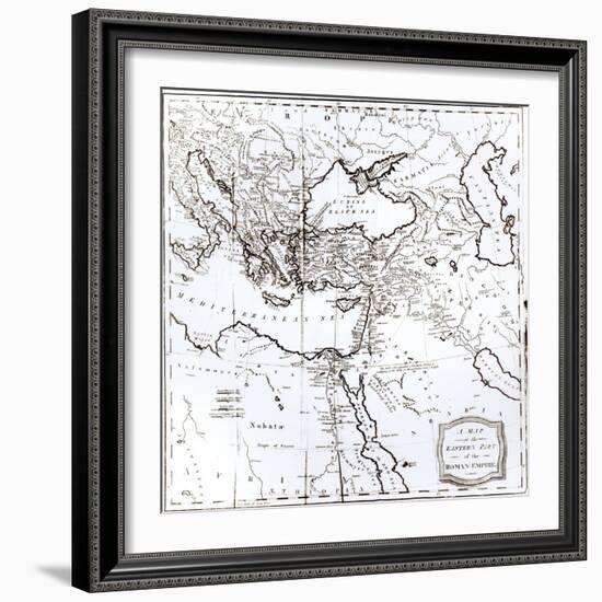 Map of the Eastern Part of the Roman Empire, c.1808-null-Framed Giclee Print