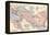 Map of the Empire of Alexander the Great in 323 Bc-null-Framed Premier Image Canvas