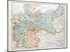 Map of the German Empire 1899-null-Mounted Giclee Print