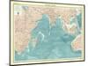 Map of the Indian Ocean-Unknown-Mounted Giclee Print