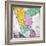 Map of the Indian Peninsula, 1733-null-Framed Giclee Print