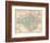 Map of the Isle of Wight-James Archer-Framed Photographic Print