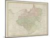 Map of the Kingdom of Prussia and the Duchy of Warsaw, 1810-Daniel Friedrich Sotzmann-Mounted Giclee Print