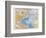 Map of the North Atlantic, 1872-null-Framed Giclee Print