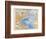 Map of the North Atlantic, 1872-null-Framed Giclee Print