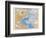 Map of the North Atlantic, 1872-null-Framed Giclee Print