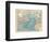 Map of the North Atlantic Ocean-Unknown-Framed Giclee Print