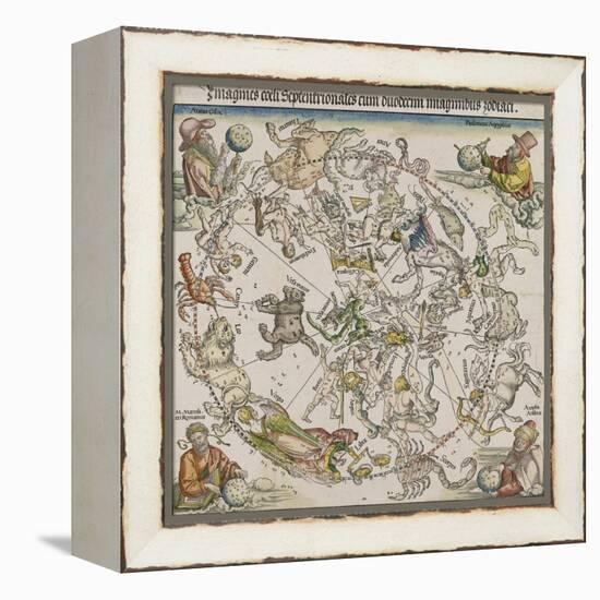Map of the Northern Sky-Albrecht Dürer-Framed Premier Image Canvas
