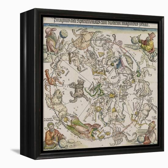 Map of the Northern Sky-Albrecht Dürer-Framed Premier Image Canvas