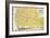 Map of the Old Oregon Trail-American School-Framed Giclee Print