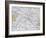 Map of the Paris Metro, 1989-null-Framed Giclee Print