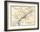 Map of the Philadelphia Area, Valley Forge, and the Brandywine-null-Framed Giclee Print