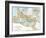 Map of the Roman Empire, 2nd Century Ad-null-Framed Giclee Print