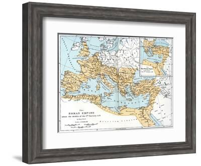 Roman Empire 2nd Century Ad Map Map Of The Roman Empire, 2Nd Century Ad' Giclee Print | Art.com