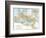 Map of the Roman Empire, 2nd Century Ad-null-Framed Giclee Print