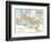 Map of the Roman Empire, 2nd Century Ad-null-Framed Giclee Print