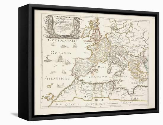 Map of the Roman Empire, C.1675-76-Nicolas Sanson D'abbeville-Framed Premier Image Canvas