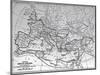 Map of the Roman Empire from 17Th Century Engraving-null-Mounted Giclee Print