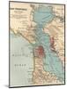 Map of the San Francisco Bay Area (C. 1900), Maps-Encyclopaedia Britannica-Mounted Art Print