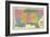 Map of the Southern States, c.1839-Samuel Augustus Mitchell-Framed Art Print