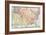 Map of the U.S. in 1792, Showing Colonial Claims on Oregon Territory-null-Framed Giclee Print