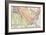 Map of the U.S. in 1792, Showing Colonial Claims on Oregon Territory-null-Framed Giclee Print