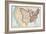 Map of the U.S. in 1803, Showing the Louisiana Purchase-null-Framed Giclee Print