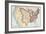 Map of the U.S. in 1803, Showing the Louisiana Purchase-null-Framed Giclee Print