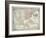 Map of the United States, British provinces, Mexico, West Indies and Central America, 1850-American School-Framed Giclee Print