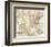 Map of The United States of America, c.1848-J^ H^ Colton-Framed Art Print