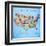 Map of the United States-Josefina-Framed Art Print