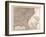 Map of the USA, 1872-null-Framed Giclee Print