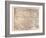 Map of the USA, 1872-null-Framed Giclee Print