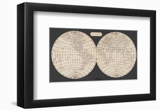 Map of the World, 1812-Aaron Arrowsmith-Framed Art Print